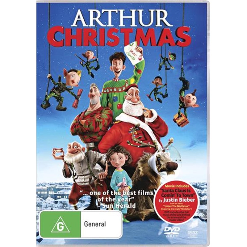 Arthur Christmas DVD